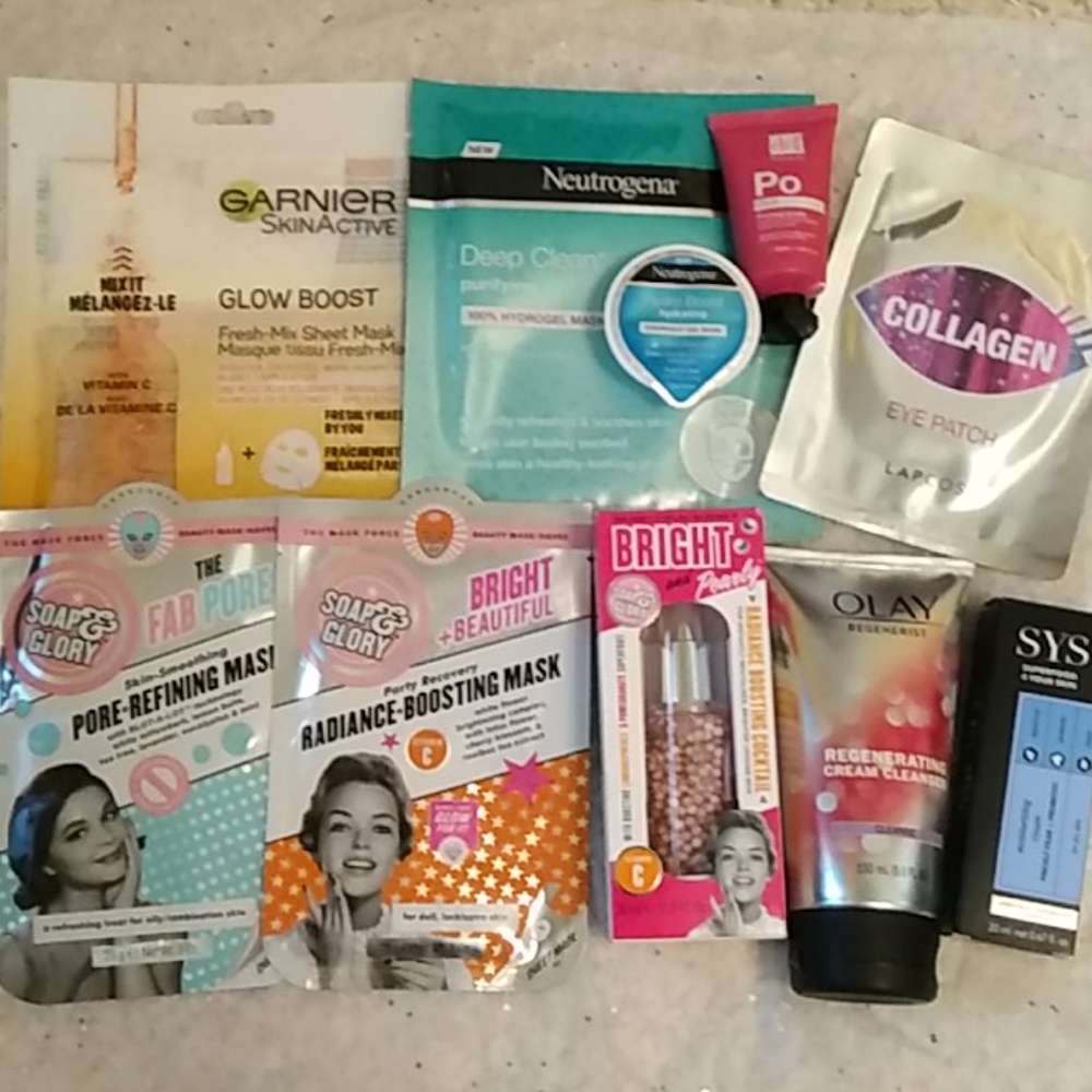 Bundle Lot Skincare Masks+Cleanser+Cream